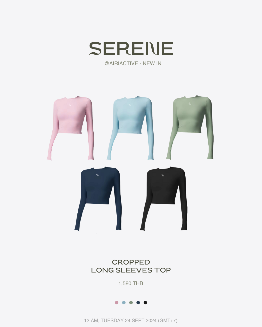 SERENE Cropped Long Sleeves